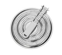 Xanorrg De Pot Camping en Acier Inoxydable Diffuseur avec Poignée Amovible Sécurisé Et Stable pour La Cuisine en Plein Air Randonnée Poêle Portable pour La Randonnée