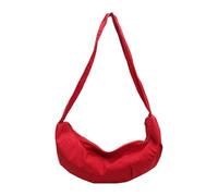 Xanorrg De Shopping Capacité Pour Femmes Tendance Dumplings À Bandoulière Messagers Couleur Unie Épaule Décontractée Women Dumplings Trend Épaule Capacité Bandoulière Shopping