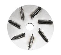 Xanorrg Disque D'épilation Professionnel pour Bovins Porcs Moutons Outil De Grattage en Métal Disque avec Lame Puissante pour Le Toilettage des Pierres Vivantes Outil D'épilation en Acier Inoxydable