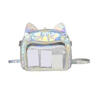 Xanorrg École D'école Fille Anime Chats Bac À Itabag Panque Poche Claire Japonaise Affichage De Pote De Cuir Pu Bandoulière La Mode