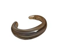 Xanorrg Elegant Clear Resin Floral Print Bracelet for Women Stylish Portable Jewelry Gift Ideas Sweet Pastels Designs Floral Bracelet Women