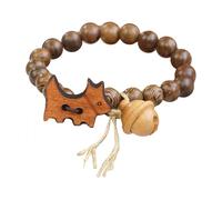 Xanorrg en Bois Élégant Perle Sophistiquée Accessoire Lovely Pendant Pendante Chain De Adorment Bouded Charme Mignon Daily Commute Felin Thathed Swear Alloy