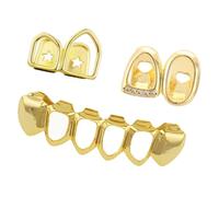 Xanorrg Ensemble De Bijoux Corps Portables 3 Pièces Combinaison En Laiton Et Acier Inoxydable Plus Léger Que Les Styles Solides Variantes Couleur Or Argent Bijoux Perçage À Double Creux