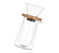 Xanorrg Ensemble De Carafe Et Goutteur Cafetière En Verre Borosilicaté Isolé Pour À Froid Et Coulée Chaud Avec Nettoyage Simple Ensemble D'accessoires Brassage Domicile Bureau