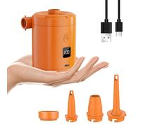 Xanorrg Ensemble De Pompes Gonflage Électriques Portables Compresseurs d'air À Vitesse avec Lumière LED pour Matelas Gonflables Et Équipements Camping Gonfleur Électrique Silencieux