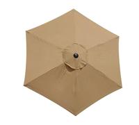 Xanorrg Extra Large 2Mètre Umbrel Extérieur 6 Structure De Côtes Upf50 + Sun Protective Araprofofing Adapté À La Plage Backyard Terracides Umbreple Étanche du Soleil Grand