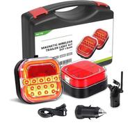 Xanorrg Feu arrière de remorque LED étanche et Rechargeable magnétique, avec Alimentation USB, pour camions, Bateaux et caravanes, Feux de Travail à Frais Rapides