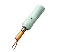 Xanorrg Grand Parapluie D'affaires Pliant Pour Hommes Et Femmes Poignée En Bois Entièrement Automatique Coupe-vent Et Portable Étanche
