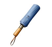 Xanorrg Grand Parapluie D'affaires Pliant Pour Hommes Et Femmes Poignée En Bois Entièrement Automatique Coupe-vent Et Portable Étanche