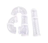 Xanorrg Hamster Tunnel Tube Jouet Lapins Clair Faites-Le Vous-même Assembler Tuyau pour Gerbilles Playtube Tube Tunnel