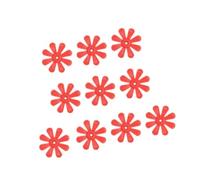 Xanorrg Hummingbird Feeder Replacement 10pcs 8-Petal Flower Ports Outdoor Accessories for Wild Bird Garden Feeding Hummingbird Feeding Port