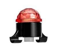 Xanorrg Indicateurs De Morsures Pointe Canne À Pêche Nuit en Plein Air Lumière LED Appâts Haute Sensibilité Lampe D'alarme Équipement Installation Facile Alarme