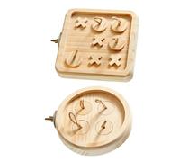 Xanorrg Jouet À Mâcher pour Oiseaux Puzzle en Bois Petits Écureuils Enrichissement De La Fléole des Prés Jeu Recherche Nourriture Jouet Perroquets Grands Oiseaux