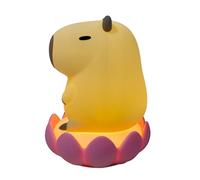 Xanorrg Lampe Animale Avec Base De Fleur Veilleuse Avec Jolie Figurine Lumière Douce Et Brillante Pour Des Soirées Relaxantes Éclairage Doux Décoration