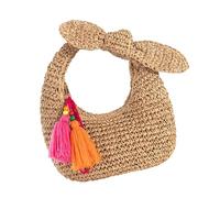 Xanorrg Le À Main De Paille Élégant Avec Un Main Vacances En Arts Manifeste Pour Les Fêtes Plage Des Mariages Et Un D'été La Mode La Mode