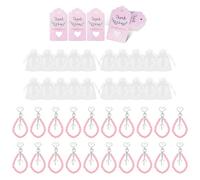 Xanorrg Le Coffret De Baptême 20 Pièces Comprend des Sacs Et Cartes Bracelets Perles Croix pour Les Baptêmes Et Les Premières Communions Jetons D'événement Base Foi
