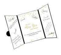 Xanorrg Livre d'or pour Diplômés Carte Mémoire De Félicitations Décoration Fête Diplôme Livre D'autographes Décorations Fête 2025