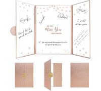Xanorrg Livre d'or pour Diplômés Carte Mémoire De Félicitations Décoration Fête Diplôme Livre D'autographes Décorations Fête 2025
