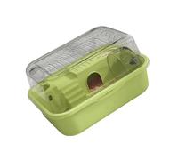Xanorrg Maison D'habitat pour Hamster Facile 'Entretien avec Roues Silencieuses Plate-Forme Transparente Favorisant l'exercice des Rongeurs Actifs Cage Ventilée pour Hamster