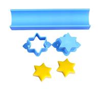 Xanorrg Moules De Cuisson Multi-modèles avec Forme Cœur Floral Étoile pour Biscuits, Cupcakes, Matériaux Sûrs pour Les Aliments, Moule À Dessert, Moules À Fondant en Forme Cœur en Étoile