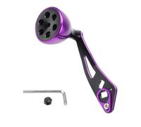 Xanorrg Moulinets De Pêche Poignée Remplacement Baitcasting Puissance en Alliage D'aluminium en Métal Culbuteurs Bras Baitcasting Puissance Accessoire Pêche