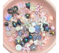 Xanorrg Multicolor Random Mix Beads Handmade Necklace Bracelet Accessories Jewelry Making Components for Crafting Lover Craft Beading Supplies