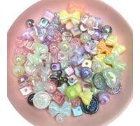 Xanorrg Multicolor Random Mix Beads Handmade Necklace Bracelet Accessories Jewelry Making Components for Crafting Lover Craft Beading Supplies