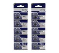 Xanorrg Pack De 5pcs / 10pcs Longueur Longueur CR927 Batteries 3V Button CONNELLE Power FIABLE pour Small Electronics High Energies Density
