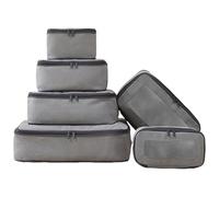 Xanorrg Packing Cubes For Travel 6Pcs Space Saving Clothes Organized For Men Suitcase Storage Portable Laundry Bag Pouches