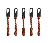 Xanorrg Paquet De 5 Fermetures À Glissière Paracorde Tire Le Extérieur Portatif pour Le Camping en Plein Air Et Les Équipements Randonnée Tirettes À Fermeture Éclair Type Lourd