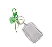 Xanorrg Photo Protector Artistic Heart Shaped Acrylic Card Holder Travel Photocard Sleeve For Business Travel School Needs Heart Photo Storage