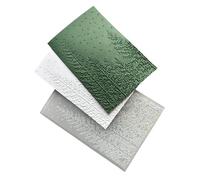 Xanorrg Pochoirs De Dossier Gaufrage Texturés Modèles Artisanaux en Papier pour La Fabrication Cartes Scrapbooking Album Photo Texture Unique