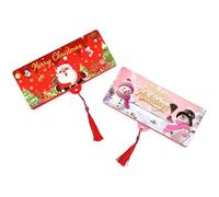 Xanorrg Portable 10 Pocket Money Holder Handmade Packaging and Cash Organiser Recyclable Envelope Sustainable Christmas Card Holder