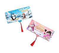 Xanorrg Portable 10 Pocket Money Holder Handmade Packaging and Cash Organiser Recyclable Envelope Sustainable Christmas Card Holder