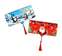 Xanorrg Portable 10 Pocket Money Holder Handmade Packaging and Cash Organiser Recyclable Envelope Sustainable Christmas Card Holder