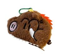 Xanorrg Porte-Monnaie en Peluche pour Chien Jolis Cochons Pochettes Pièces De Monnaie Breloque Étui Écouteurs Rangement d'animaux Dessin Animé Chiot Étui Écouteurs en Peluche