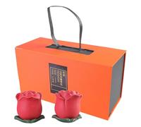 Xanorrg Pot De Feuilles Thé En Céramique Qualité Alimentaire Stockage Décoratif En Céramique Avec Beaux Motifs Roses Pour La Décoration Table Pot Qualité Alimentaire