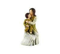 Xanorrg Résine Mère Fille Figurine Statue Étreignant l'enfant De Sa Fille Sentimental Home Decor Et Kids Figurines