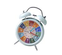 Xanorrg Réveil Classique Fort avec À Double Cloche avec Rétro-éclairage pour Les Malentendants dans Un Réveil De Bureau Mat Élégant