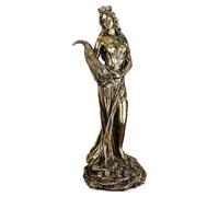 Xanorrg Sculpture en Résine De Grecque Ornement Dame Finition en Bronze pour Artistes Maison Bureau Étagère Bureau Décorations Petites Résines Modèle d'art