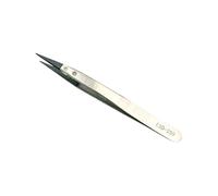 Xanorrg Static Control ESD Safe Stainless Steel Fine Point Tweezers for Electronics Repair and Laboratory Equipment Maintenance Lightweight ESD Safe Tweezers