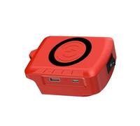 Xanorrg Station De Chargement pour Smartphone 18V Base d'alimentation Radio 15W USB Création Ports Thermorégulation Lien Radio ABS