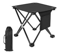 Xanorrg Tabouret Pliant Portable Adapté Activités De Plein Air Grand Espace Siège Pieds Antidérapants Compartiment Rangement Camping Essential Tabouret Camping Pliable Portable