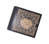 Xanorrg Tarot Card Wooden Storage Box Portable Astrology Trinkets Case Divination Treasure Holder for Witches Playings Card Storage Case