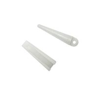 Xanorrg Tiches De Remplacement À Mâchoire en Plastique Polyvalent Têtes Remplacement Accessoire Portable pour La Fabrication Bijoux Et Le Pack Réparation 2 Outils D'artisanat