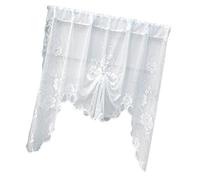 Xanorrg Traitements De Rideau Fenêtre Papillon en Dentelle pour Chambres À Coucher Et Cuisines Le Tissu Polyester Respirant Améliore Les Ambiances Intérieures Traitements Fenêtre Dentelle