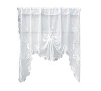 Xanorrg Traitements De Rideau Fenêtre Papillon en Dentelle pour Chambres À Coucher Et Cuisines Le Tissu Polyester Respirant Améliore Les Ambiances Intérieures Traitements Fenêtre Dentelle