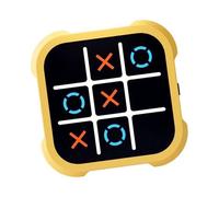 Xanorrg Travel Noughts and Crosses Board Game for Kid Adult 4 in 1 Puzzle Toy Electronic Electronal Electronic Noughts and Cross Game Toy