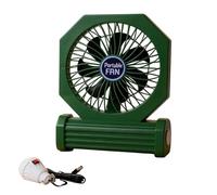 Xanorrg Ventilateur de Refroidissement Ventilateur de Camping Polyvalent avec éclairages et capacité de Mobile Parfait pour Les activités de Plein air Camping Portable avec lumière USB avec éclairage