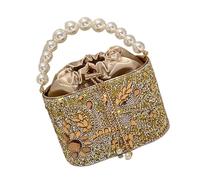 Xanorrg Women Elegant Shoulder Bag Rhinestones Evening Chain Strap Messengers Handbag Purse For Party Prom Women Elegant Handbag Crossbody Rhinestones Shoulder